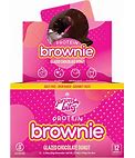Alpha Prime Supplements Prime Bites Protein Brownie Glazed Chocolate Donut 12ct
