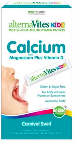Alternavites Calcium Kids Carnival Swirl Pkt 30 PKT