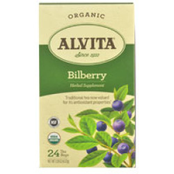 Alvita Teas - Bilberry Tea 24 bag ORGANIC-OUT OF STOCK