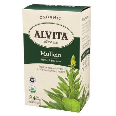 Alvita Teas - Mullein Leaf Tea Organic 24 bag-OUT OF STOCK