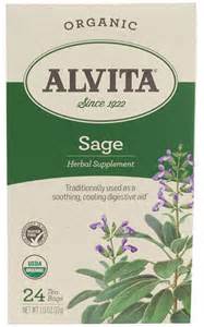 Alvita Teas - Sage Leaf Organic Tea 24 bag-UNAVAILABLE