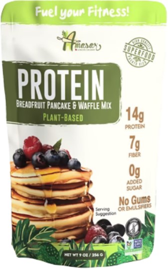 Amasar Pancake Waffle Protein Mix Bread Fruit 9Oz