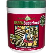 Amazing Grass - Berry Green SuperFood Powder - 30 Servings 8.5 oz bottle