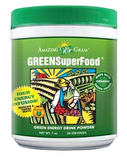 Amazing Grass - Energy Gren SuperFod Pwder- 30 Serv 7.4 oz