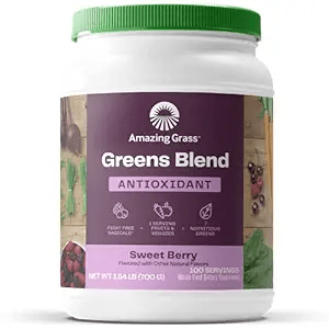 Amazing Grass - Green Blend Antioxidant Sweet Berry Flavor 100 servings