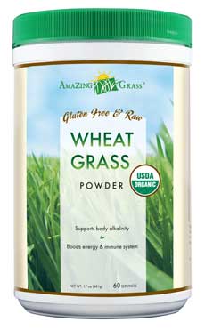 Amazing Grass - Organic Wheat Grass Powder - 60 Servings 17 oz Bottle