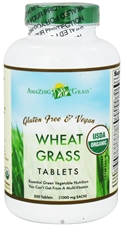 Amazing Grass - Organic Wheat Grass tablets (200ct x 1000 mg each) 200 tablets     TEMPORARILY UNAVAILABLE