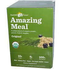 Amazing Grass - Original Amazing Meal box of packets (22 grams per single) Box of 10