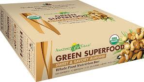 Amazing Grass - Sweet and Savory SuperFood Energy Bars (Caddy of 12 bars)     TEMPORARILY UNAVAILABLE