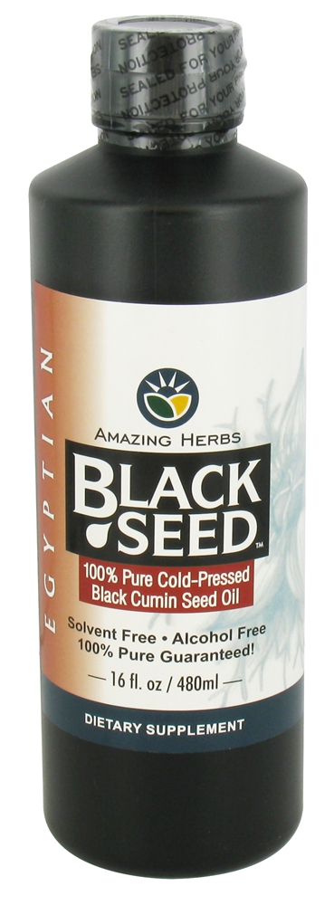 Amazing Herbs Black Seed Oil,Egyptian 16oz