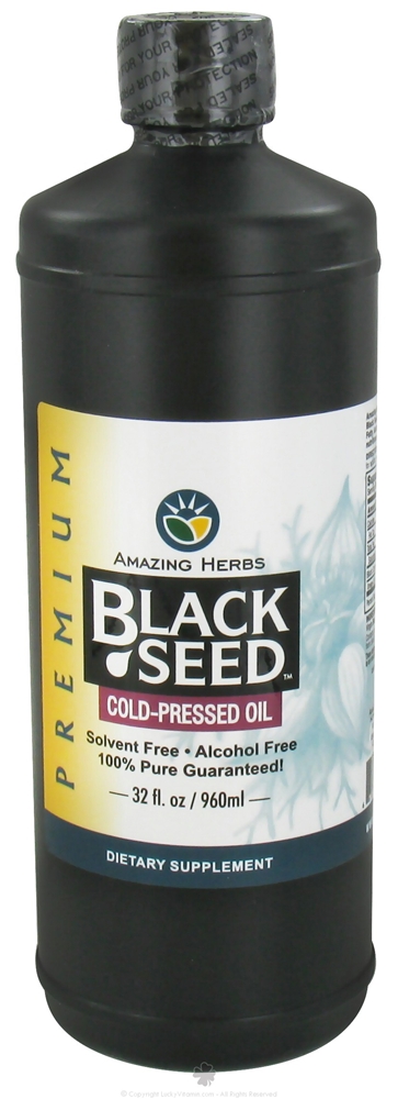 Amazing Herbs Black Seed Oil,Premium 32 fl oz