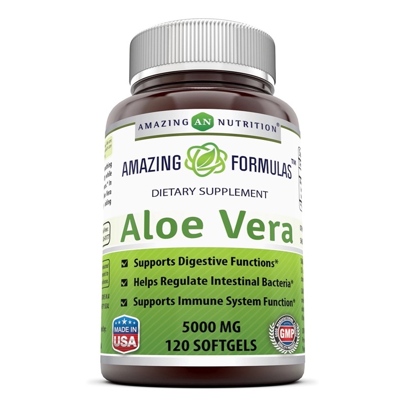 Amazing Nutrition Amazing Formulas Aloe Vera 5000 mg 120 softgel