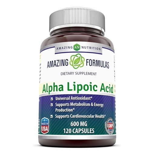 Amazing Nutrition Amazing Formulas Alpha Lipoic Acid 600 mg 120 capsule