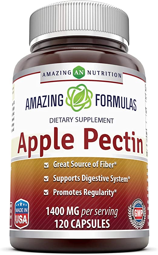 Amazing Nutrition Amazing Formulas Apple Pectin 1400 mg 120 capsule-OUT OF STOCK