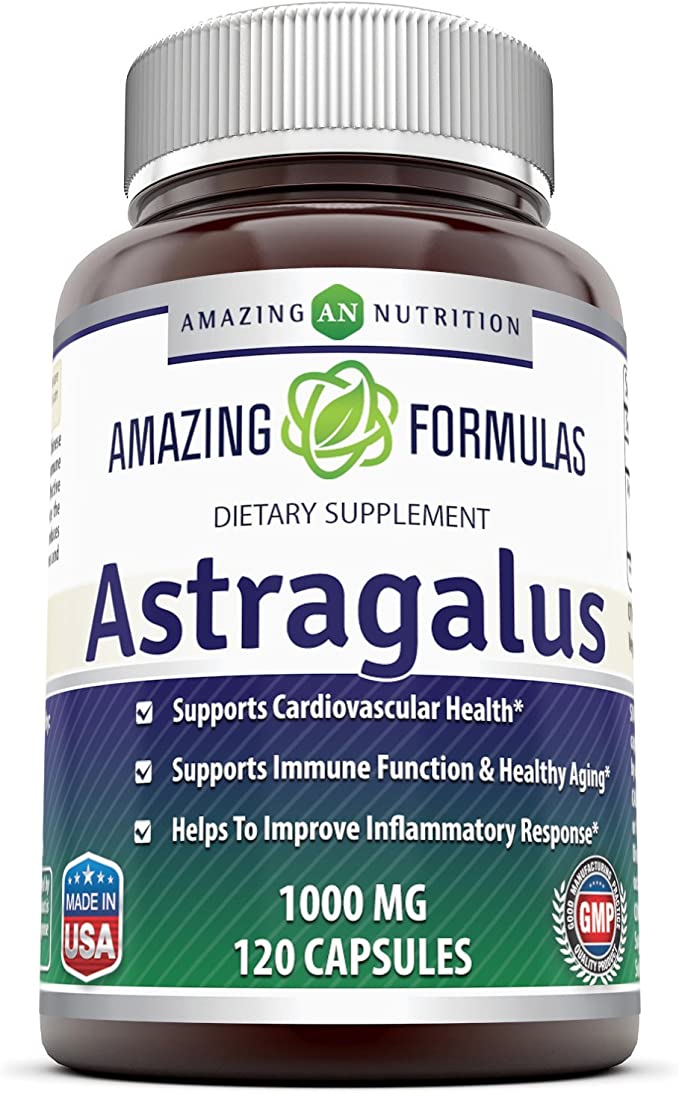 Amazing Nutrition Amazing Formulas Astragalus 1000 mg 120 capsule