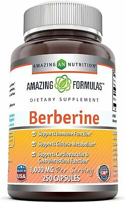 Amazing Nutrition Amazing Formulas Berberine Plus 1000 mg 250 capsule-OUT OF STOCK