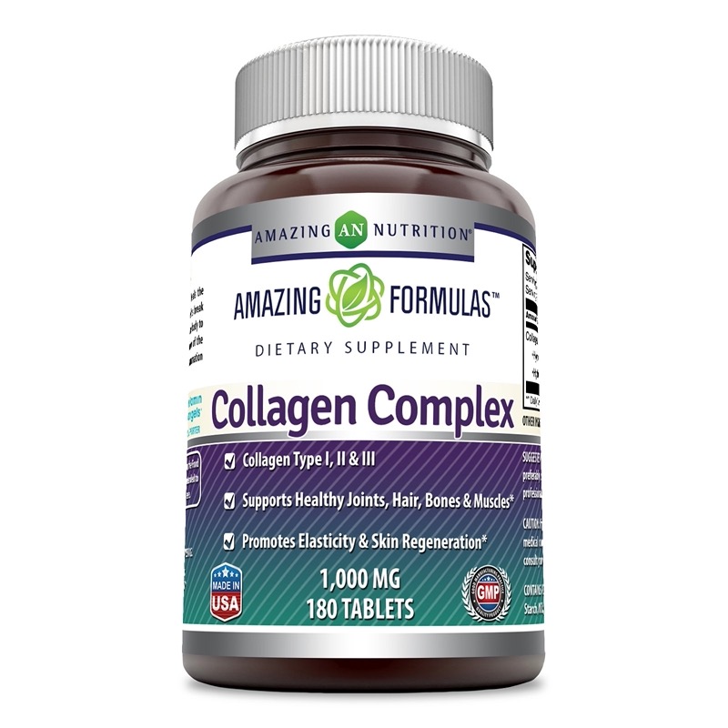 Amazing Nutrition Amazing Formulas Collagen Complex 1000 mg 180 tablet-OUT OF STOCK