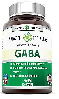 Amazing Nutrition Amazing Formulas GABA 750 mg 100 capvegi