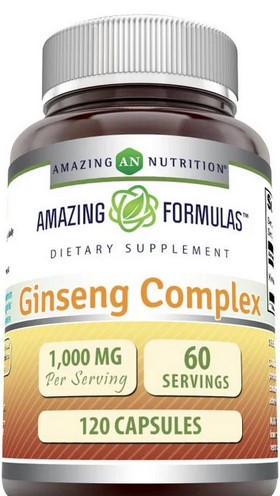Amazing Nutrition Amazing Formulas Ginseng Complex 1000 mg 120 capsule
