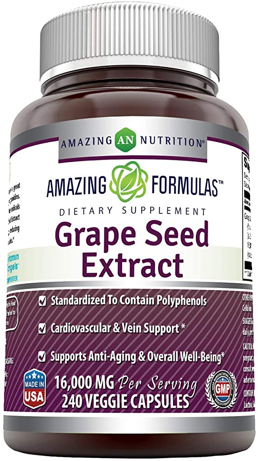 Amazing Nutrition Amazing Formulas Grapeseed Extract 1600 mg 240 capvegi