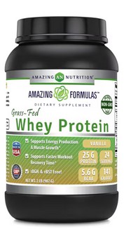 Amazing Nutrition Amazing Formulas Grass Fed Whey Protein Vanilla 2 lb     TEMPORARILY UNAVAILABLE