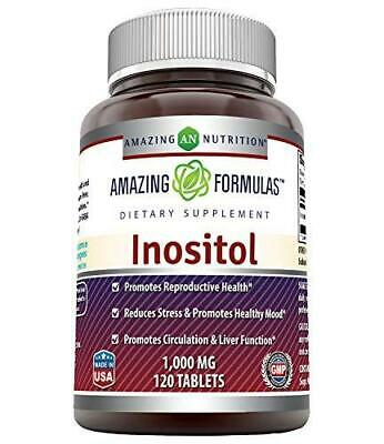 Amazing Nutrition Amazing Formulas Inositol 1000 mg 120 tablet-OUT OF STOCK