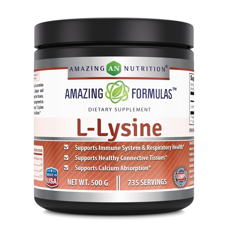 Amazing Nutrition Amazing Formulas L-Lysine 500 gm