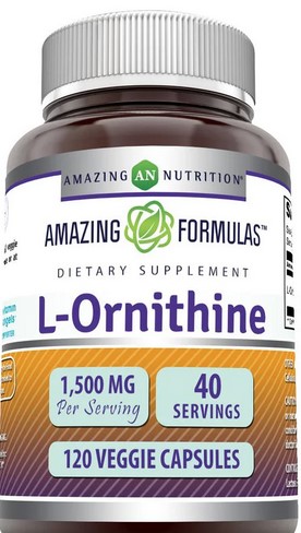 Amazing Nutrition Amazing Formulas L-Ornithine 1500 mg 120 capvegi
