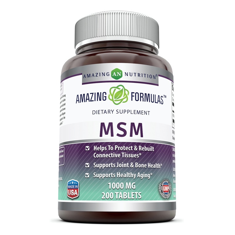 Amazing Nutrition Amazing Formulas MSM 1000 mg 200 tablet
