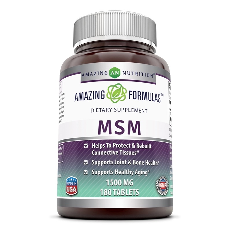 Amazing Nutrition Amazing Formulas MSM 1500 mg 180 tablet