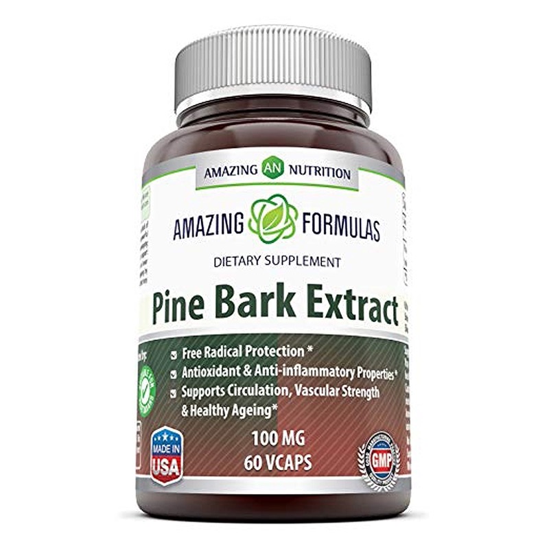 Amazing Nutrition Amazing Formulas Pine Bark Extract 100 mg 60 capvegi