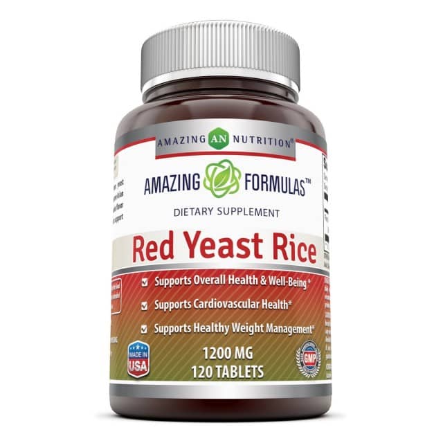 Amazing Nutrition Amazing Formulas Red Yeast Rice 1200 mg 120 tablet