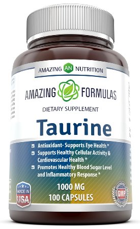 Amazing Nutrition Amazing Formulas Taurine 1000 mg 100 capsule