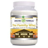 Amazing Nutrition Amazing Formulas The Family Whey Whey Protein Isolate Banana 2 lb