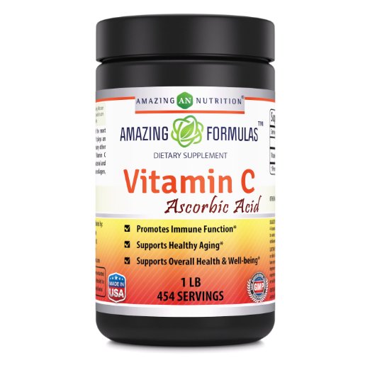 Amazing Nutrition Amazing Formulas Vitamin C Ascorbic Acid 1 lb