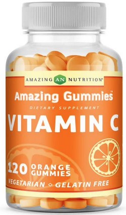 Amazing Nutrition Amazing Formulas Vitamin C Gummies Orange  120 gummy