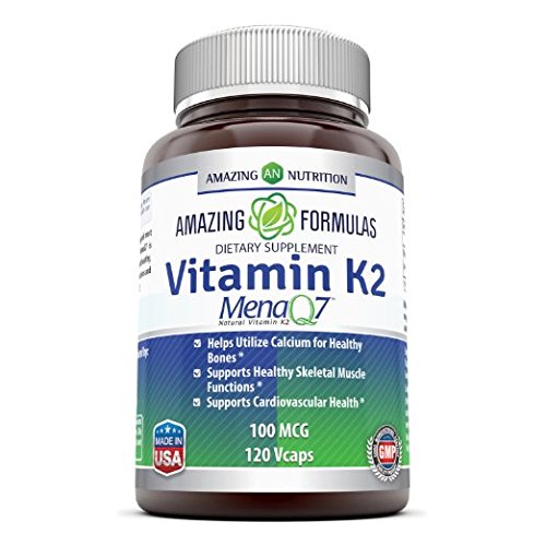 Amazing Nutrition Amazing Formulas Vitamin K2 Menaq7 100 mcg 120 capvegi