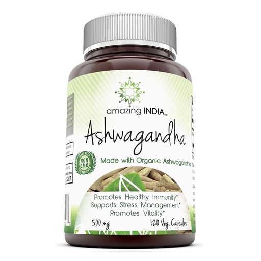 Amazing Nutrition Amazing India Ashwagandha 500 mg 120 capvegi