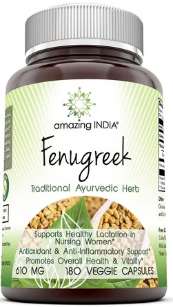 Amazing Nutrition Amazing India Fenugreek 610 mg 180 capvegi