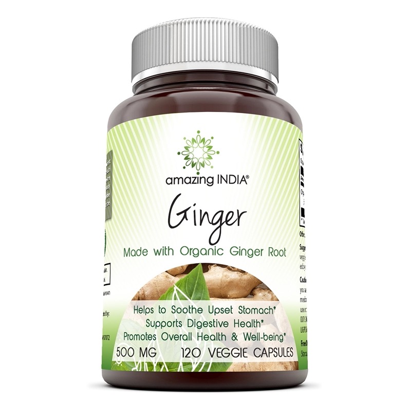 Amazing Nutrition Amazing India Ginger 500 mg 120 capvegi