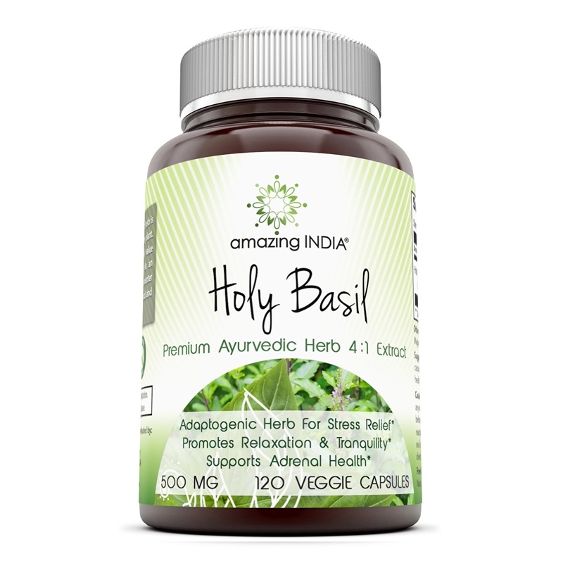 Amazing Nutrition Amazing India Holy Basil Extract 500 mg 120 capsule