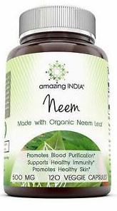 Amazing Nutrition Amazing India Neem 500 mg 120 capvegi