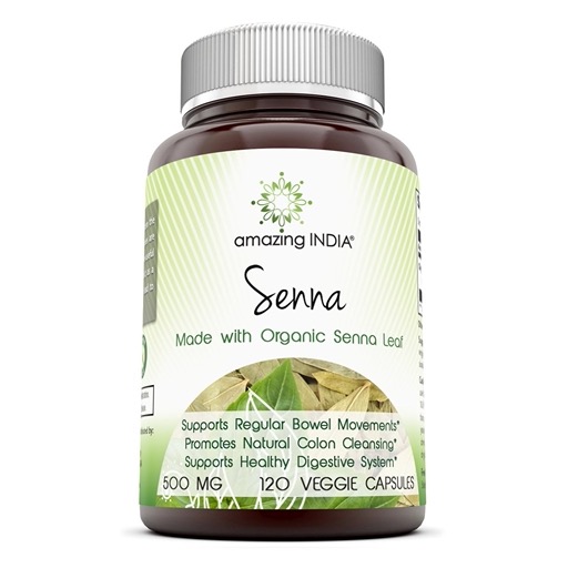 Amazing Nutrition Amazing India Senna 500 mg 120 capvegi