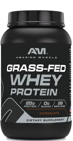 Amazing Nutrition Amazing Muscle Whey Protein Isolate & Concentrate Chocolate 2 lb