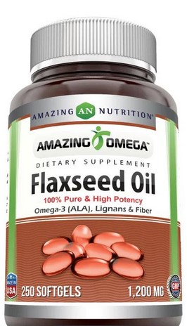 Amazing Nutrition Amazing Omega Flaxseed Oil 1200 mg 250 softgel