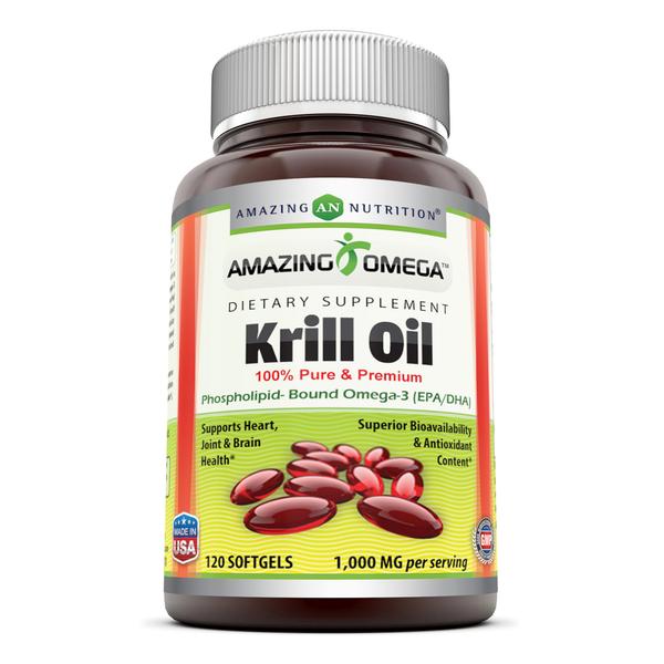 Amazing Nutrition Amazing Omega Krill Oil 1000 mg 120 softgel
