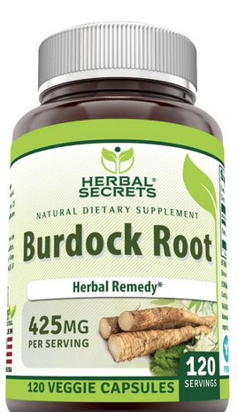 Amazing Nutrition Herbal Secrets Burdock Root 425 mg 120 capvegi