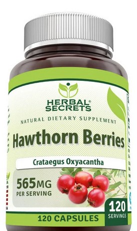 Amazing Nutrition Herbal Secrets Hawthorn Berries 565 mg 120 capvegi