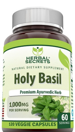 Amazing Nutrition Herbal Secrets Holy Basil 1000 mg 120 capvegi