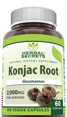 Amazing Nutrition Herbal Secrets Konjac Root 2000 mg 180 capvegi